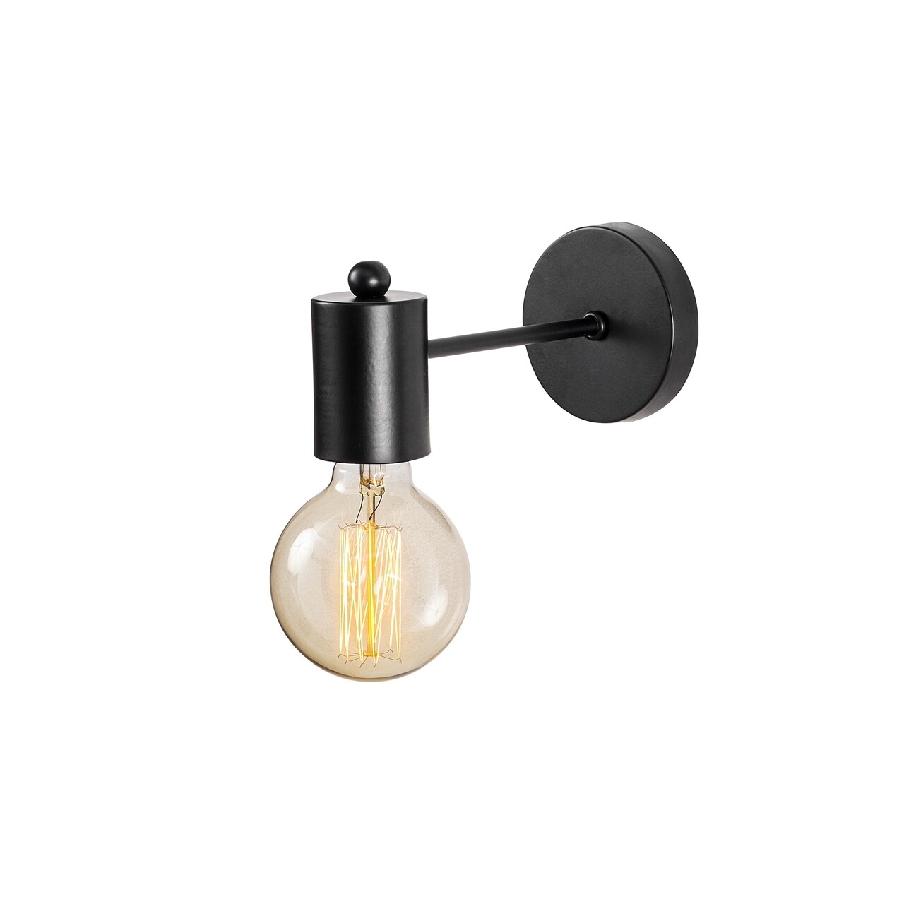 Lampa de perete Opviq Hexa, 10x21 cm, E27, 100 W, negru - imagine 6